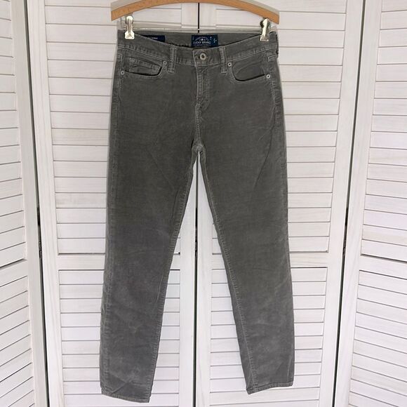 Lucky Brand Pants Size 8 Corduroy Gray Sofia Skinny Stretch 8/29 - Picture 2 of 11